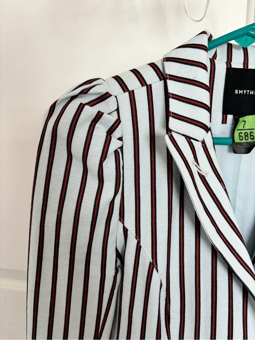 Smythe Blazer in Cricket Stripe